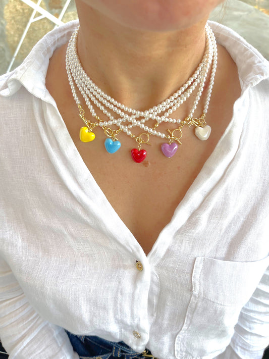 Le perle heart necklace